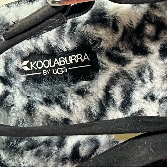 Koolaburra x UGG Sandals Fuzzd Out Sling Cheetah - Picture 7 of 11